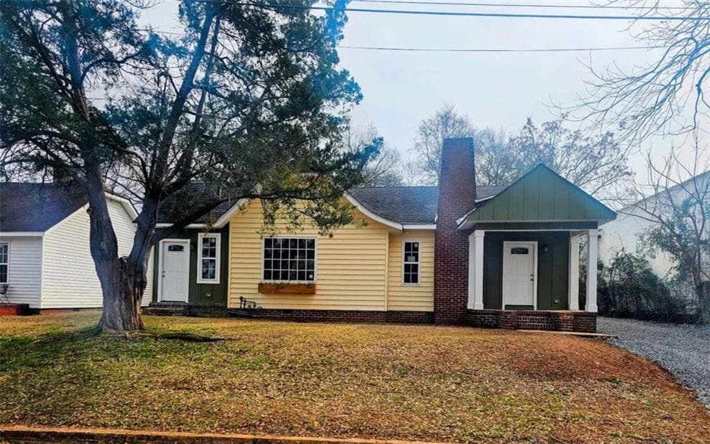 3 bedroom, 2 bathroom, 1,377 sq ft single family residence sold at 309 W Thompson Street, Thomaston, GA 30286