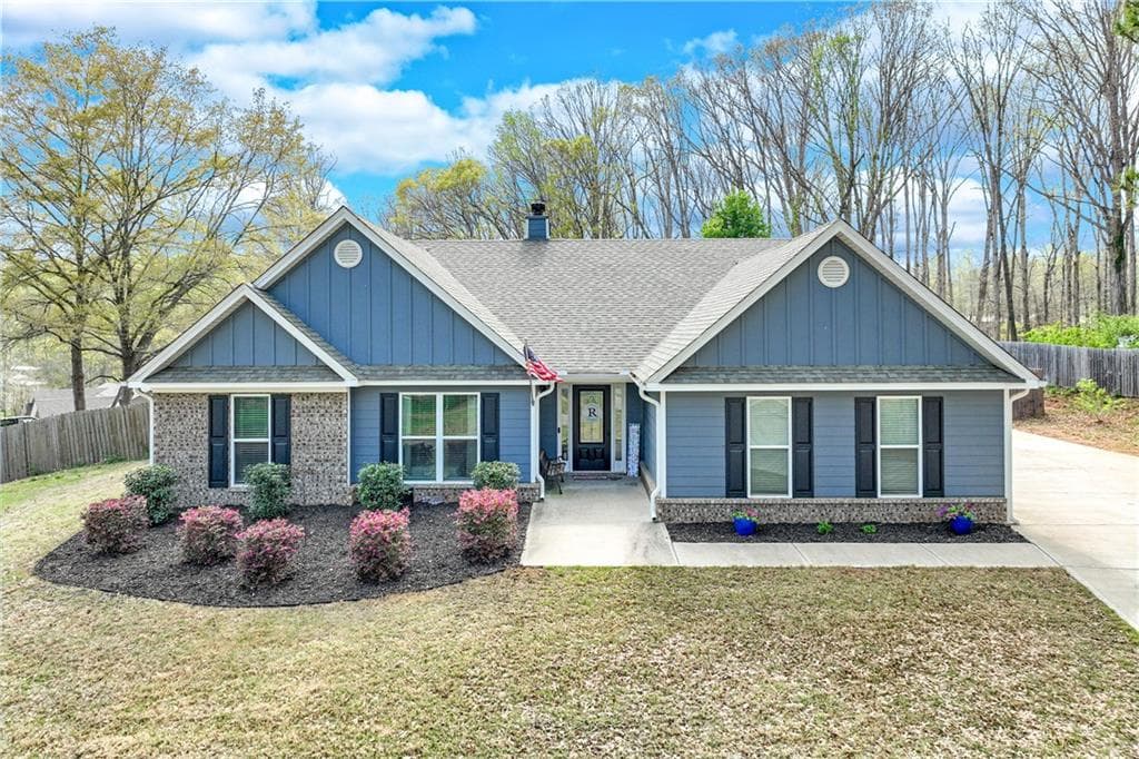 4 bedroom, 3 bathroom single family residence sold at 1101 Arch Tanner Road, Bethlehem, GA 30620