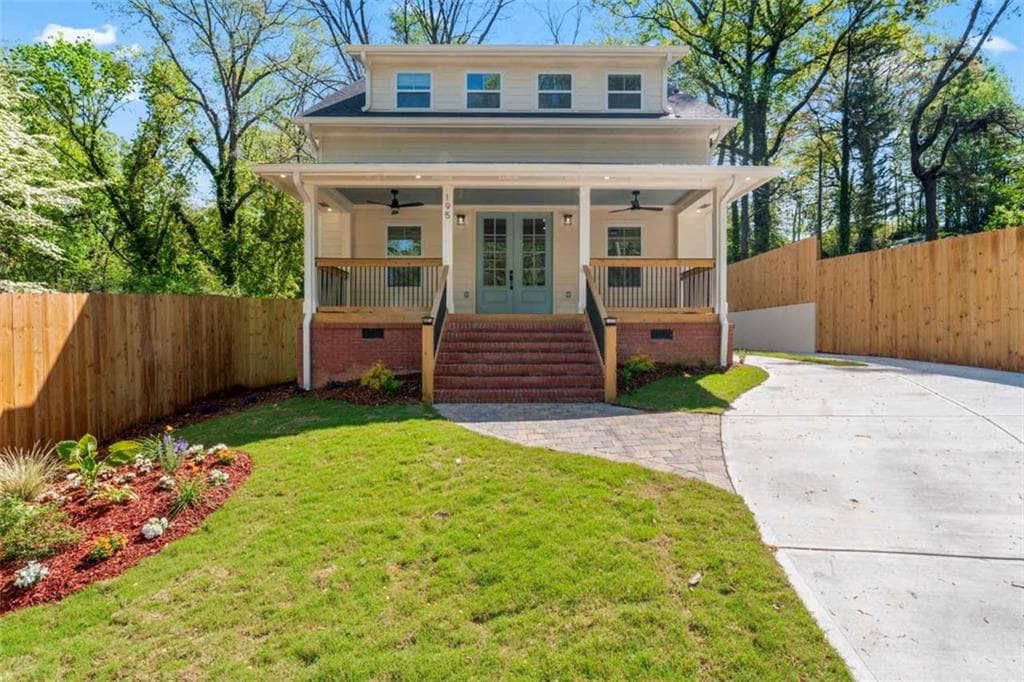 4 bedroom, 4 bathroom single family residence sold at 195 Childs Drive, Atlanta, GA 30314
