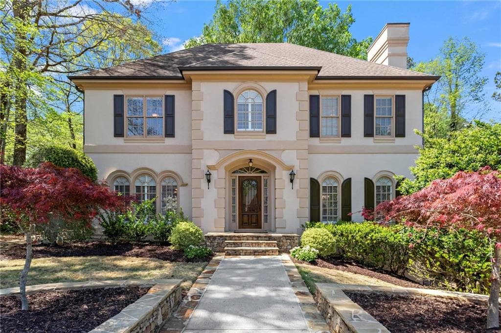 4 bedroom, 4 bathroom single family residence sold at 9860 Hunt Club Way, Johns Creek, GA 30022