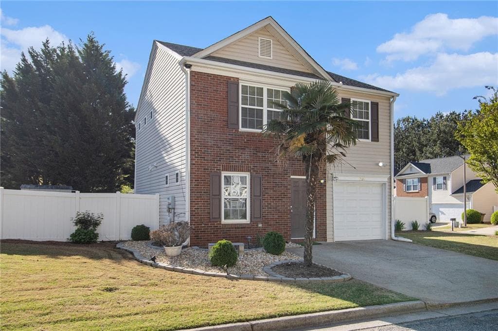 3 bedroom, 3 bathroom single family residence sold at 206 Oak Grove Way, Acworth, GA 30102