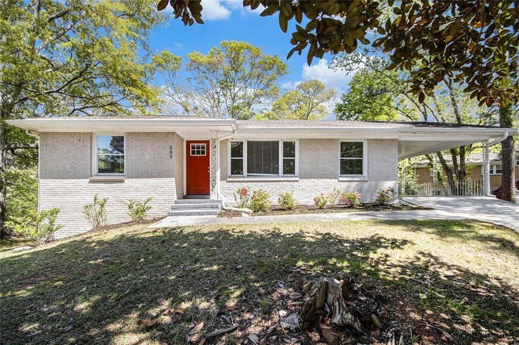 3 bedroom, 2 bathroom, 1,110 sq ft single family residence sold at 293 HOWELL Drive, Atlanta, GA 30331