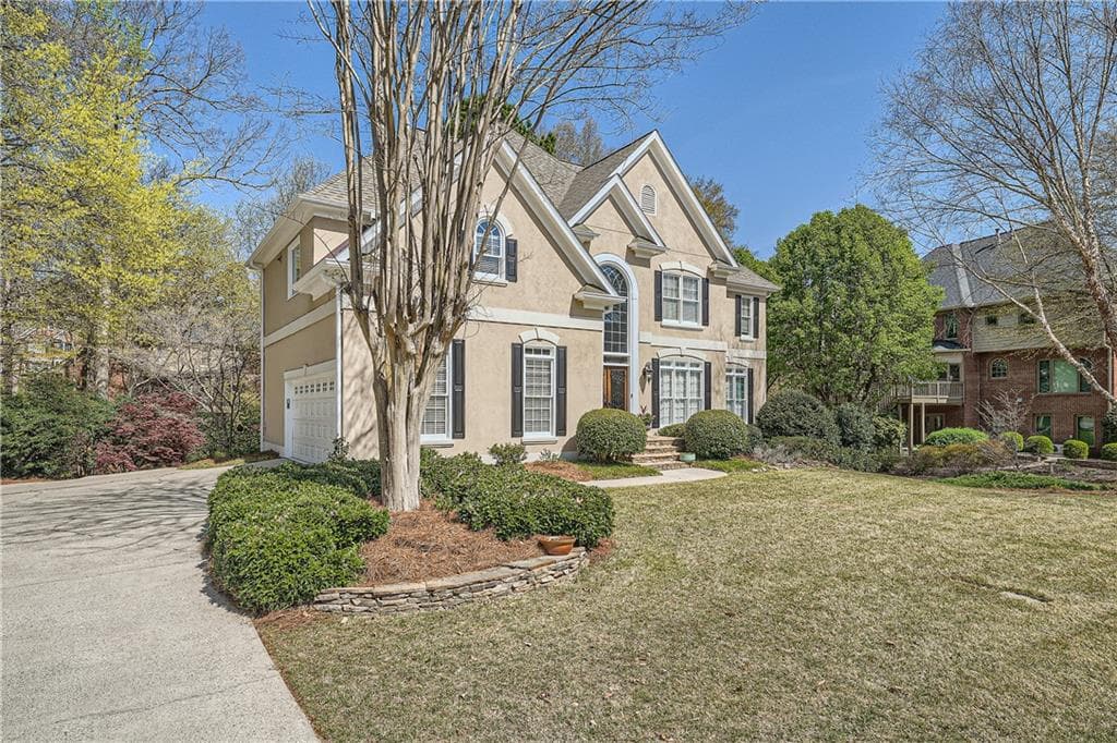 5 bedroom, 5 bathroom single family residence sold at 5485 Amberfield Drive, Peachtree Corners, GA 30092