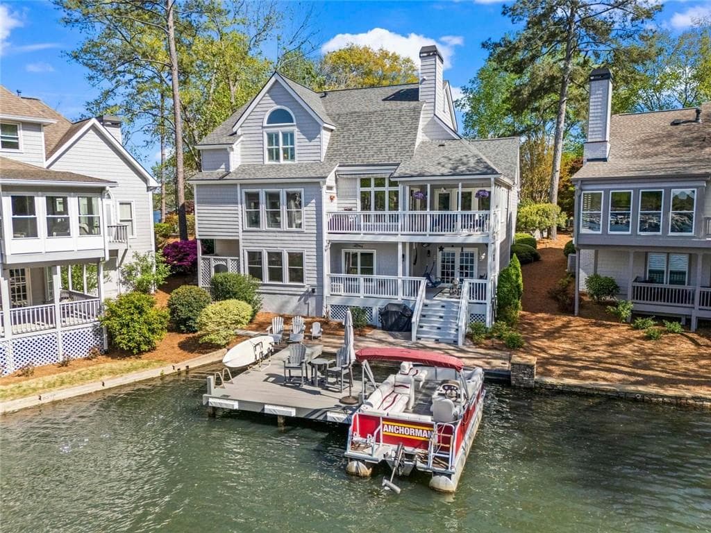 4 bedroom, 4 bathroom single family residence sold at 6360 Spinnaker Lane, Alpharetta, GA 30005