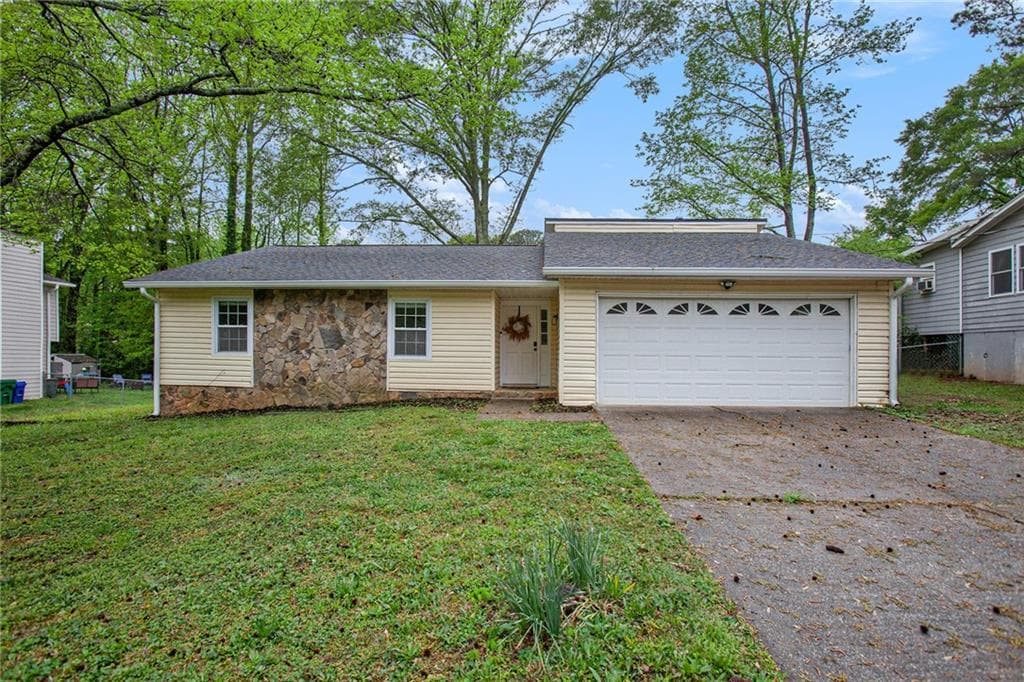 3 bedroom, 2 bathroom single family residence sold at 1248 Reilly Lane, Clarkston, GA 30021