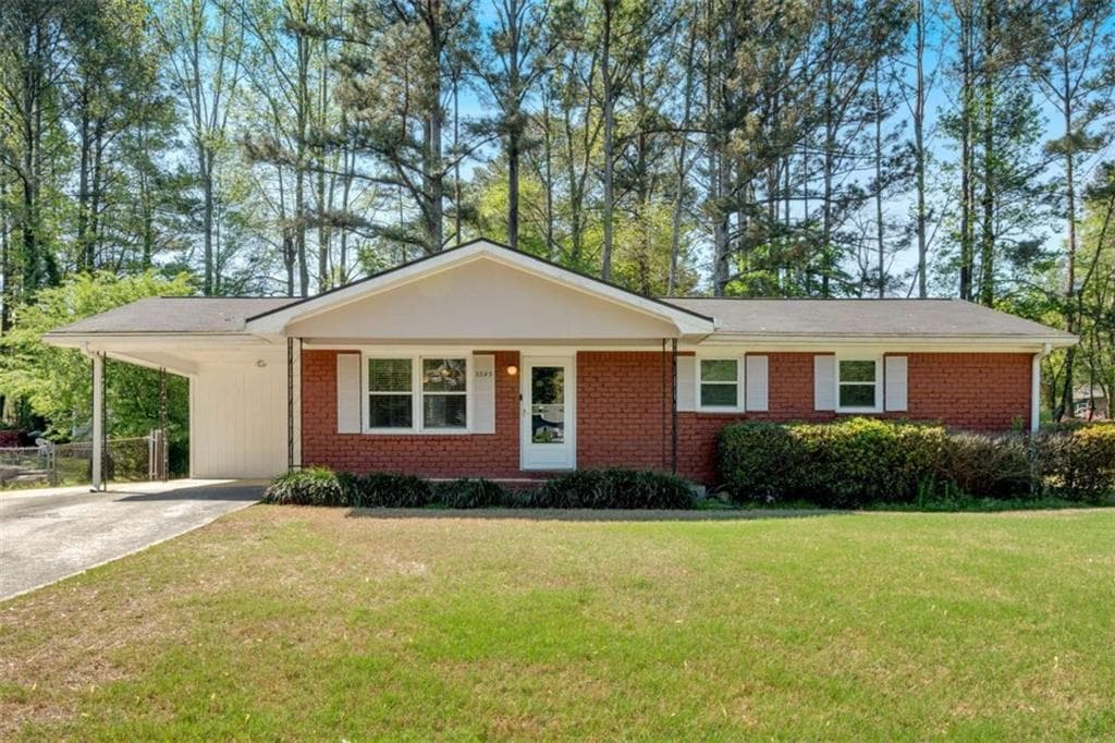 3 bedroom, 2 bathroom single family residence sold at 3393 Ridgecrest Drive, Powder Springs, GA 30127