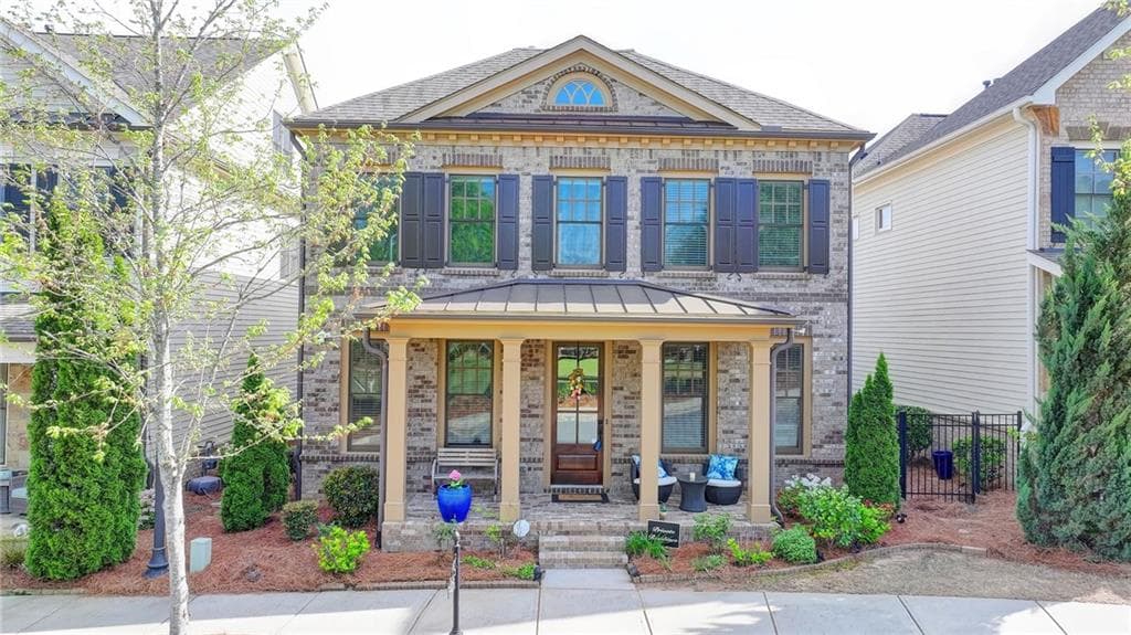 4 bedroom, 4 bathroom single family residence sold at 6425 BELLMOORE PARK Lane, Johns Creek, GA 30097