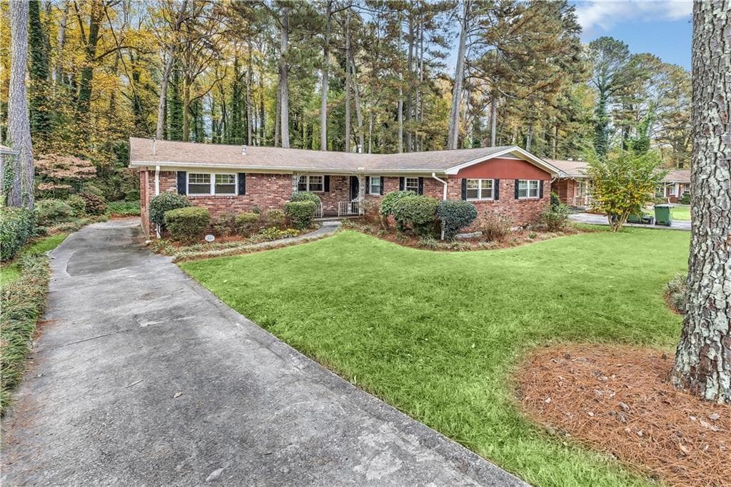 3 bedroom, 2 bathroom single family residence sold at 1868 Fort Valley Drive, Atlanta, GA 30311