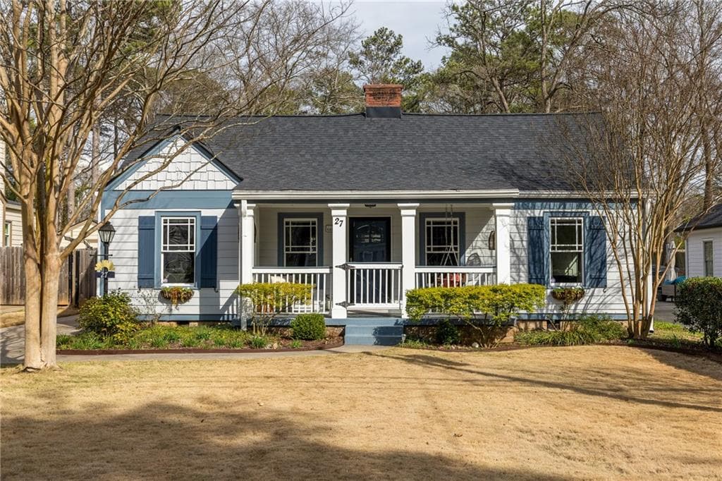 3 bedroom, 2 bathroom single family residence sold at 27 Spence Avenue, Atlanta, GA 30317