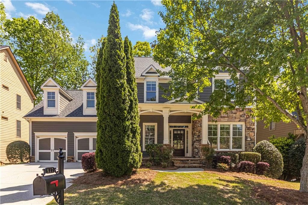 6 bedroom, 6 bathroom single family residence sold at 617 Wexford Court, Acworth, GA 30102