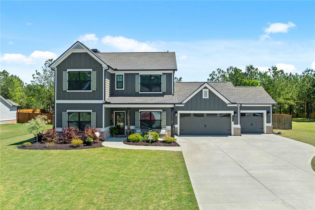 4 bedroom, 3 bathroom single family residence sold at 2429 Waterside Drive, Monroe, GA 30655