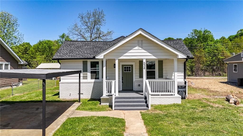 2 bedroom, 2 bathroom single family residence sold at 534 Lane Street, Rockmart, GA 30153