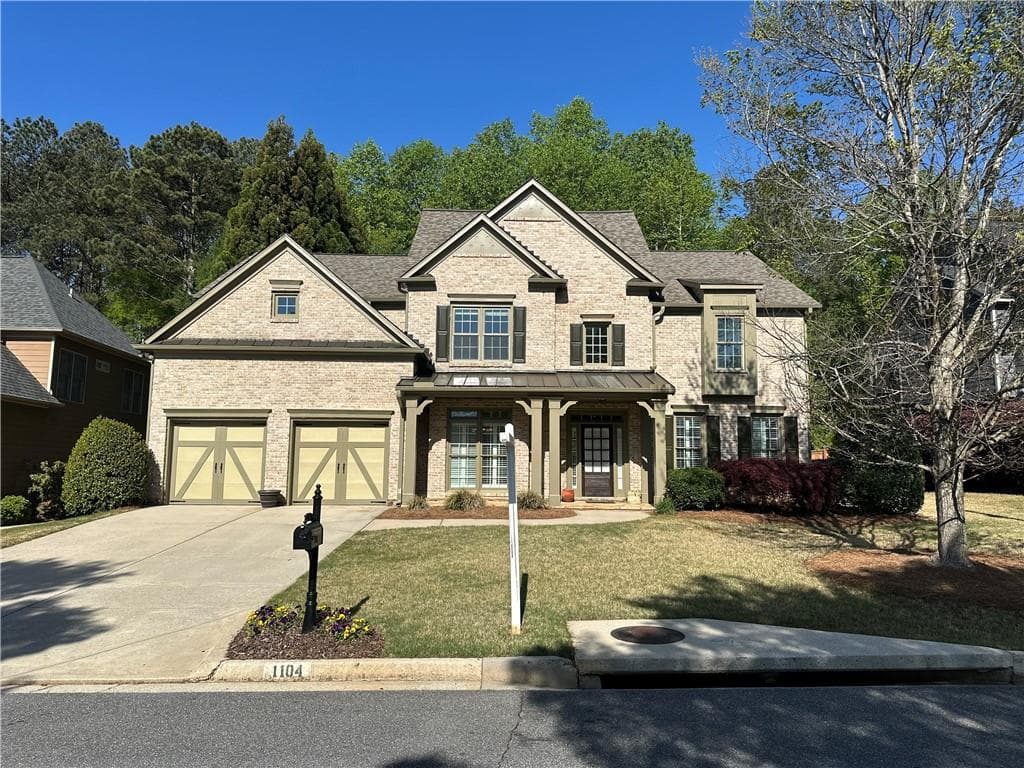 6 bedroom, 4 bathroom single family residence sold at 1104 Lakefield Walk, Marietta, GA 30064