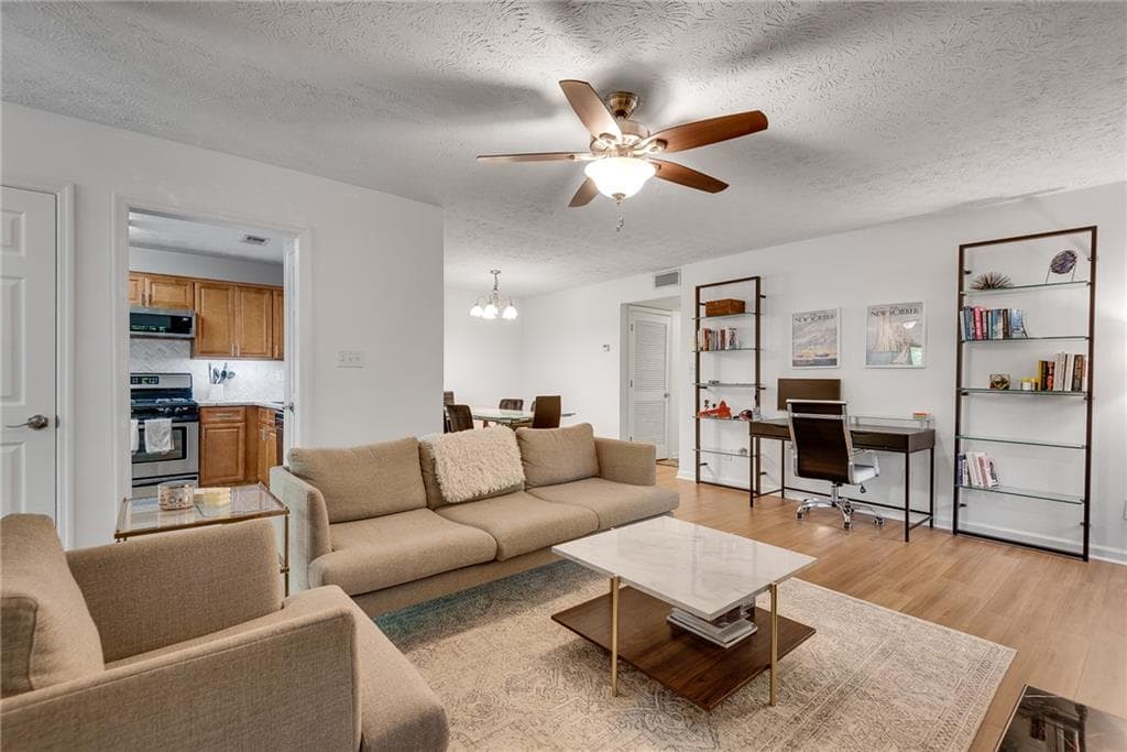 2 bedroom, 1 bathroom condominium sold at 1426 N Crossing Drive, Atlanta, GA 30329