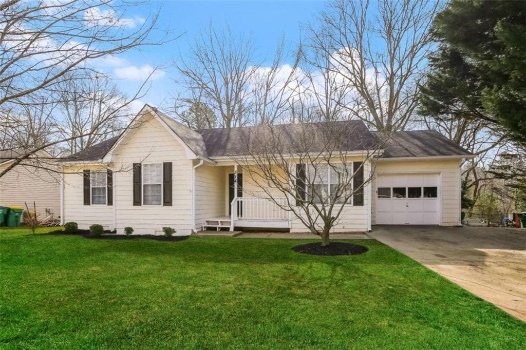 3 bedroom, 2 bathroom single family residence sold at 314 Mary Alice Drive, Winder, GA 30680