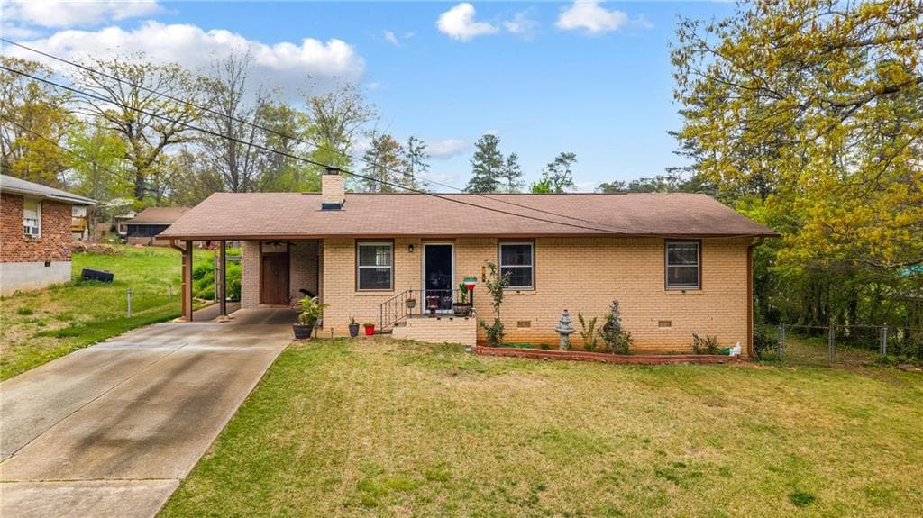 3 bedroom, 2 bathroom single family residence sold at 338 Patricia Avenue, Marietta, GA 30060