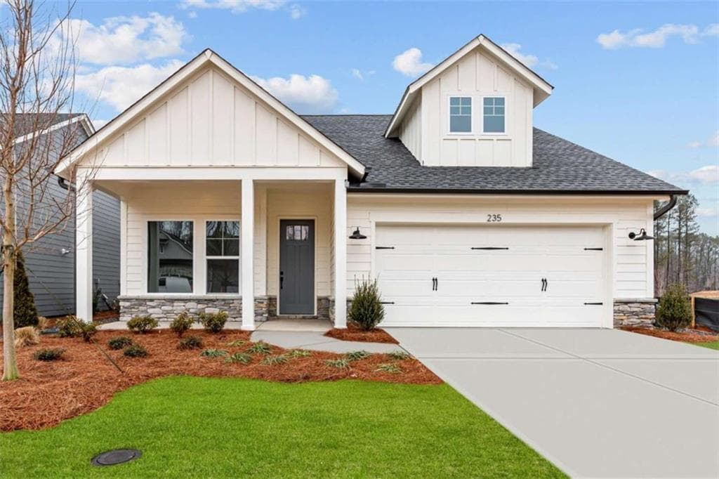 2 bedroom, 3 bathroom single family residence sold at 235 Strawberry Lane, Woodstock, GA 30189