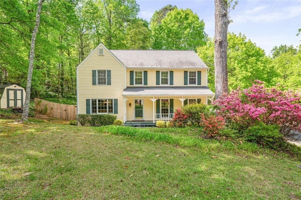 4 bedroom, 3 bathroom single family residence sold at 3627 Pebble Hill Drive, Marietta, GA 30062