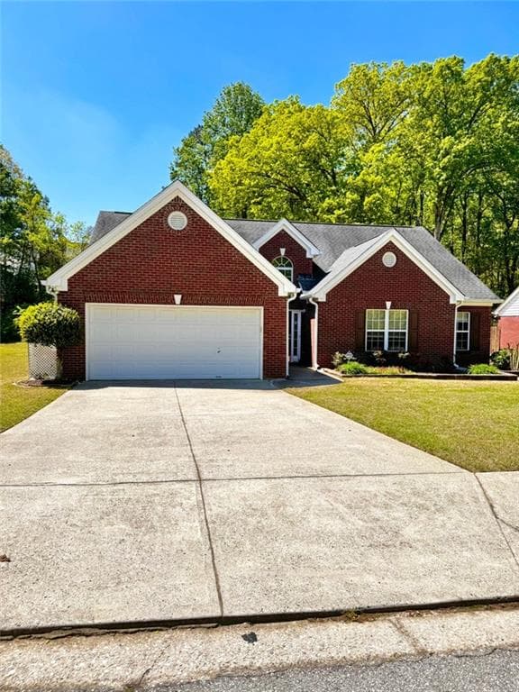 3 bedroom, 3 bathroom single family residence sold at 2608 Cascade Cove Drive, Buford, GA 30519