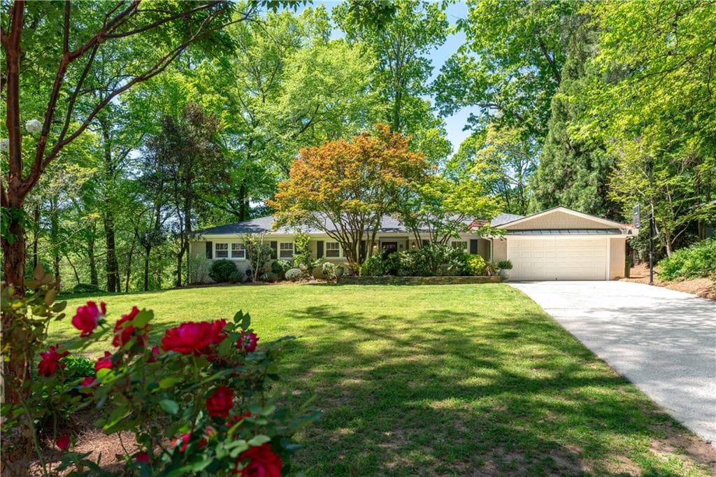 3 bedroom, 3 bathroom single family residence sold at 2620 Margaret Mitchell Drive, Atlanta, GA 30327