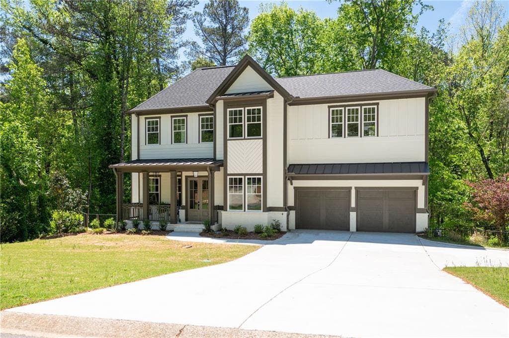 6 bedroom, 6 bathroom single family residence sold at 2848 Tanner Lake Trail, Marietta, GA 30064
