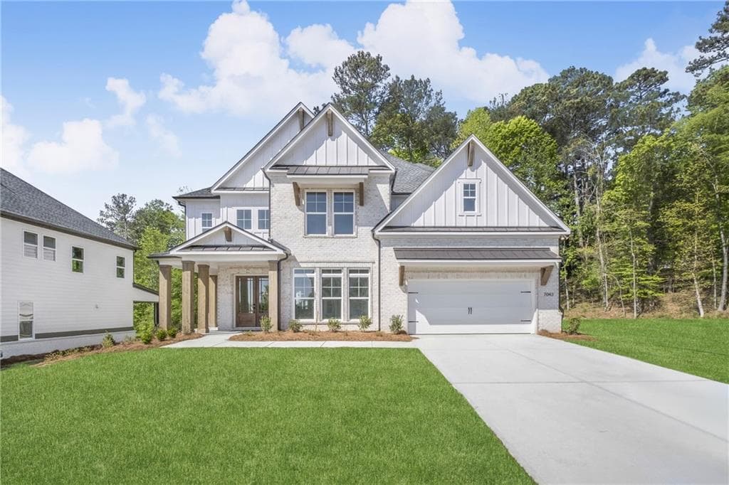 5 bedroom, 4 bathroom single family residence sold at 7043 Foundry Drive, Woodstock, GA 30188