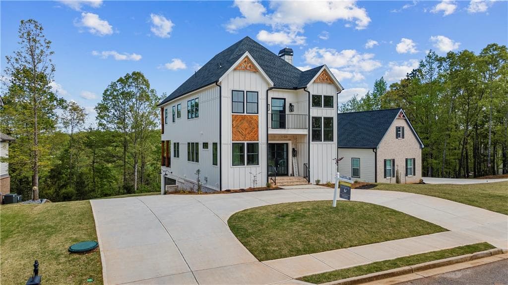 4 bedroom, 5 bathroom, 4,126 sq ft single family residence sold at 7410 Crestline Drive, Dawsonville, GA 30534