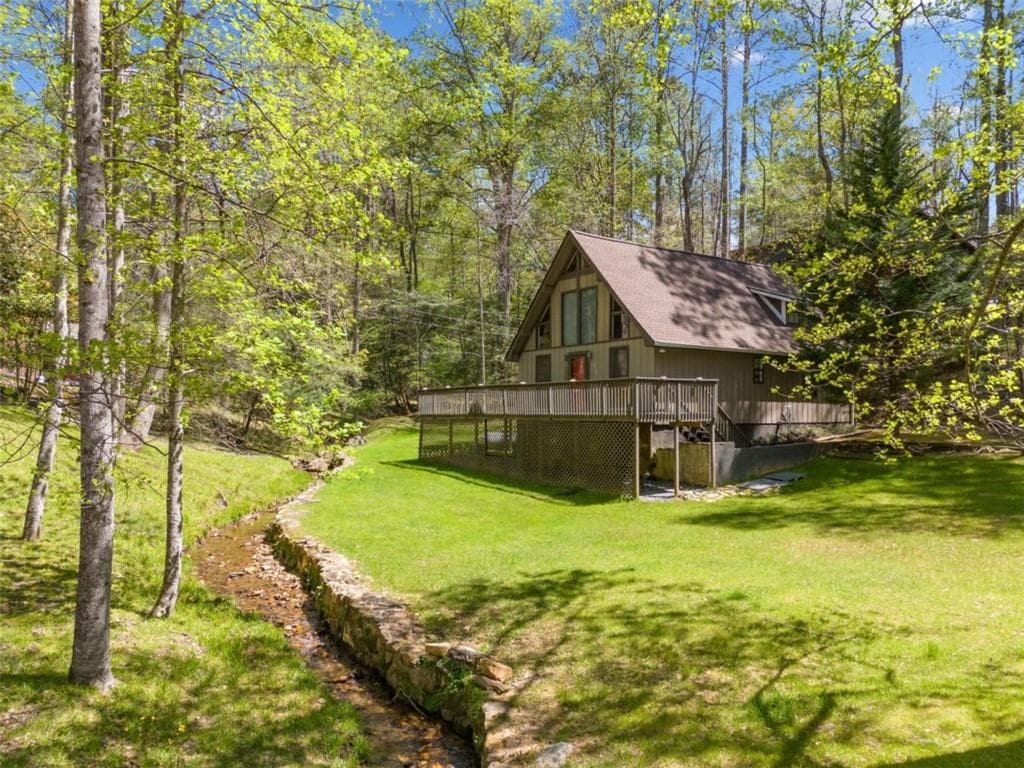 3 bedroom, 1 bathroom single family residence sold at 375 Indigo Drive, Ellijay, GA 30540