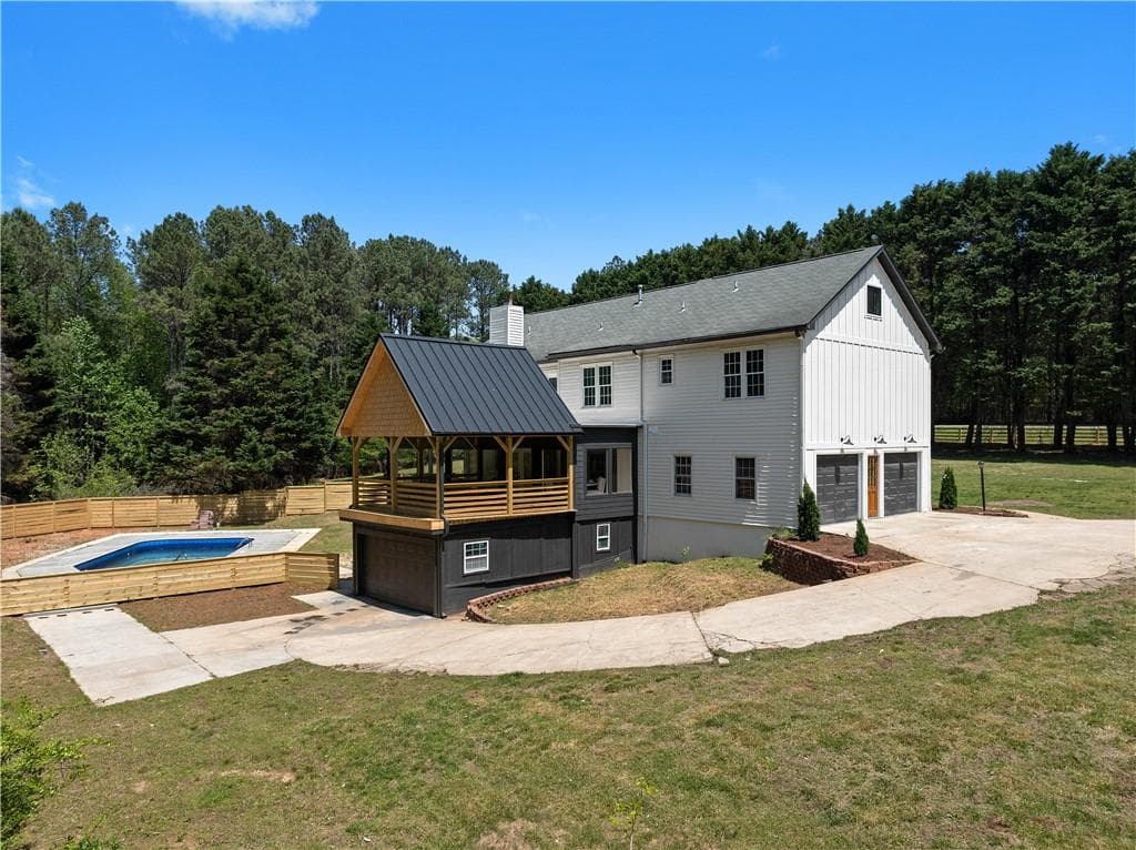 6 bedroom, 4 bathroom, 4,466 sq ft single family residence sold at 3984 Earney Road, Woodstock, GA 30188