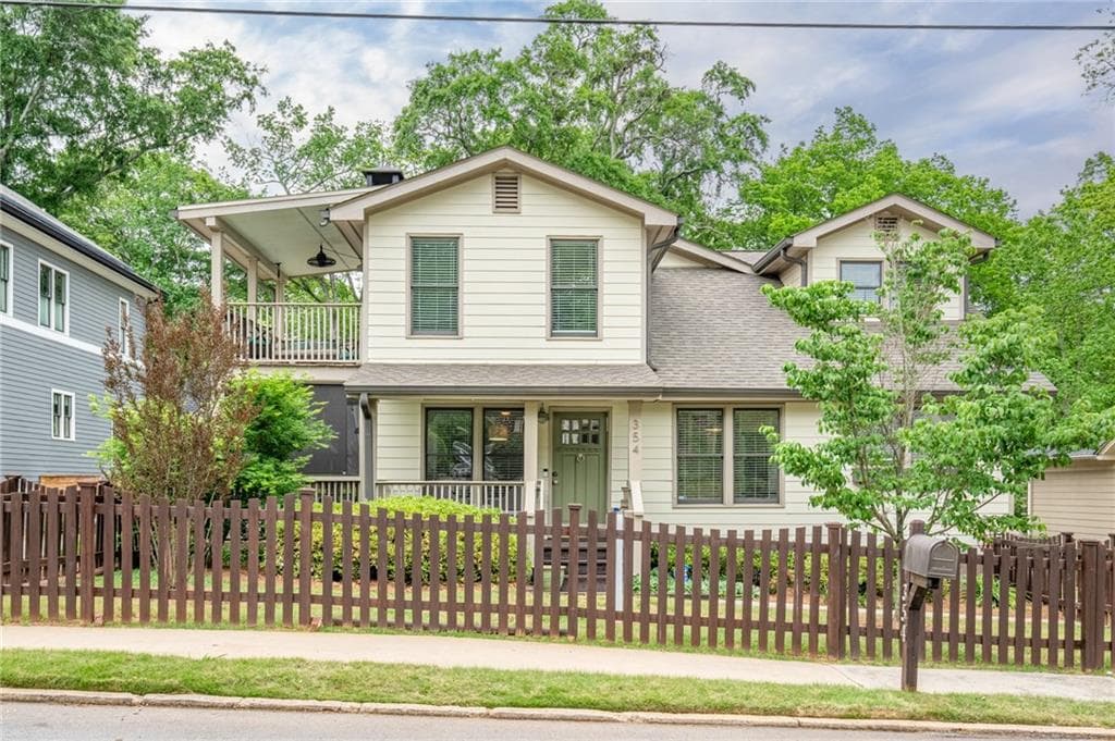 4 bedroom, 3 bathroom single family residence sold at 354 Greenwood Avenue, Decatur, GA 30030