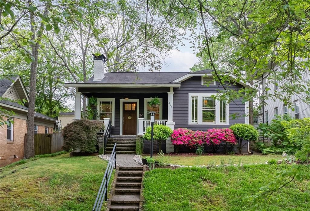 2 bedroom, 2 bathroom single family residence sold at 476 Hardendorf Avenue, Atlanta, GA 30307