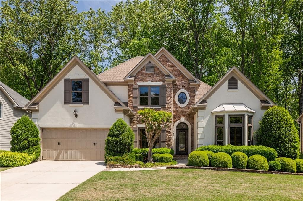 4 bedroom, 3 bathroom single family residence sold at 150 Park Creek Drive, Alpharetta, GA 30005