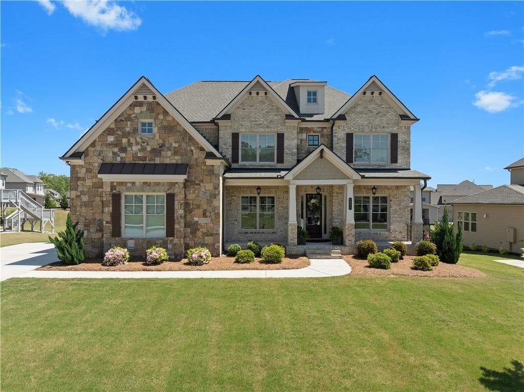 5 bedroom, 4 bathroom single family residence sold at 4800 Gablestone Crossing, Hoschton, GA 30548