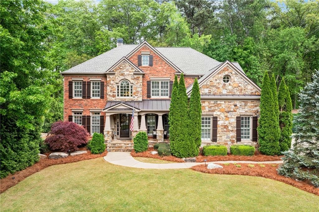 6 bedroom, 5 bathroom single family residence sold at 893 Paces Farm Trail, Marietta, GA 30064