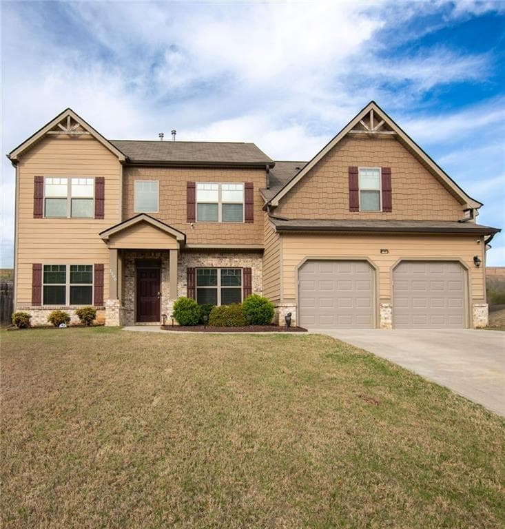 5 bedroom, 4 bathroom single family residence sold at 2106 Massey Lane, Winder, GA 30680