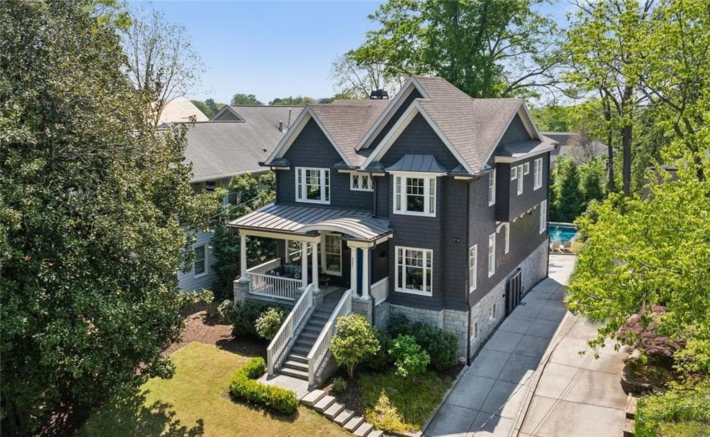5 bedroom, 5 bathroom single family residence sold at 331 Peachtree Avenue, Atlanta, GA 30305