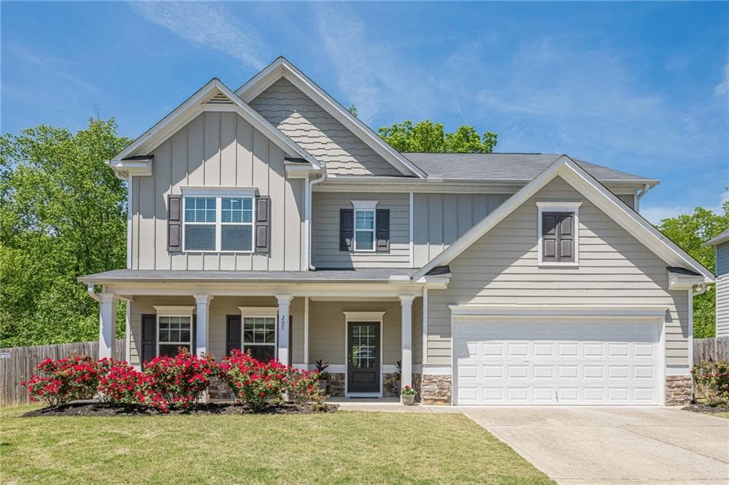 6 bedroom, 4 bathroom, 3,347 sq ft single family residence sold at 207 Cherokee Reserve Circle, Canton, GA 30115