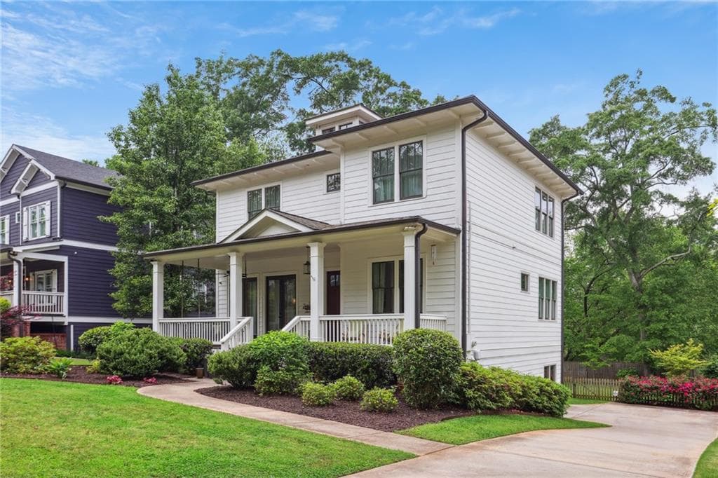 5 bedroom, 5 bathroom single family residence sold at 519 2nd Avenue, Decatur, GA 30030