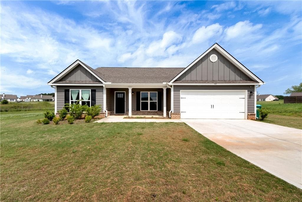 4 bedroom, 3 bathroom single family residence sold at 147 Shallow Way, Winder, GA 30680