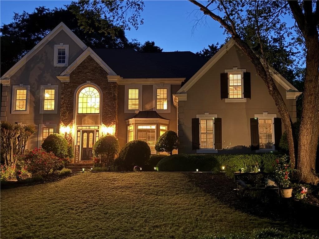 5 bedroom, 6 bathroom single family residence sold at 10355 Oxford Mill Circle, Johns Creek, GA 30022