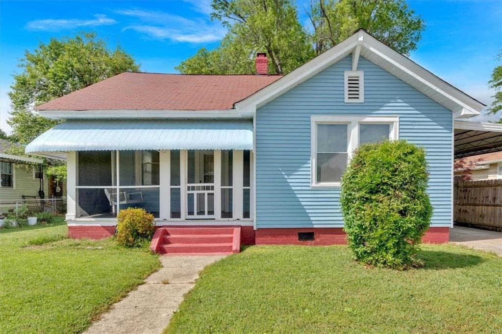 2 bedroom, 1 bathroom single family residence sold at 218 Litchfield Street, Rockmart, GA 30153