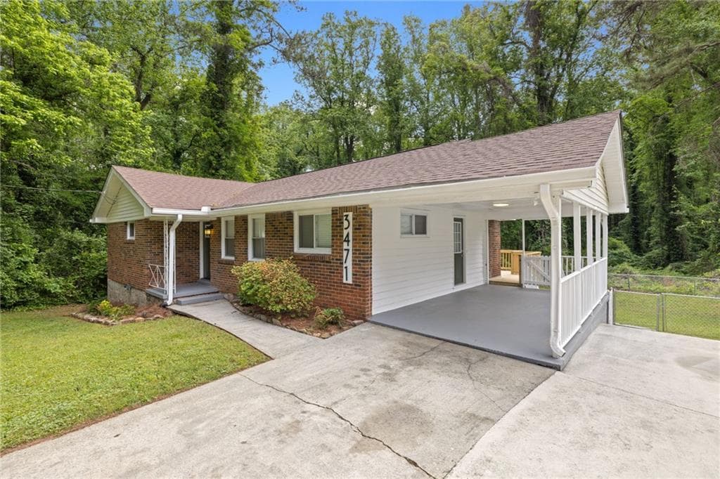 3 bedroom, 2 bathroom single family residence sold at 3471 Elgin Drive, Decatur, GA 30032