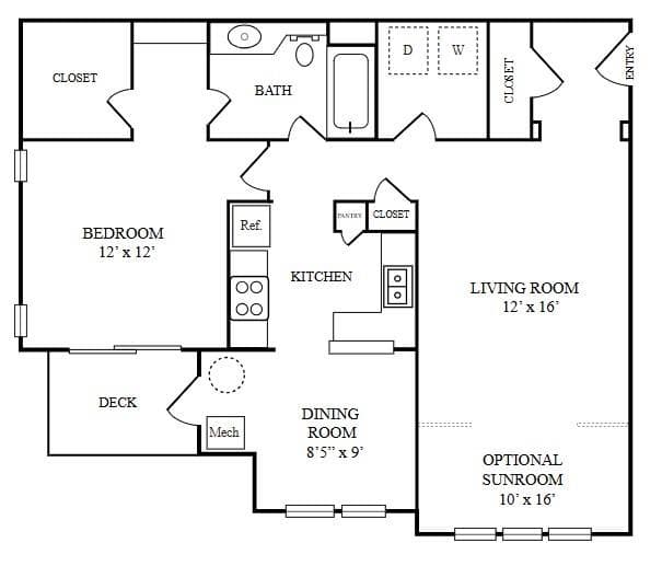 1 bedroom, 1 bathroom, 900 sq ft apartment for rent at 3432 Piedmont Road 0924, Atlanta, GA 30305 for $1,544 a month — photo 7