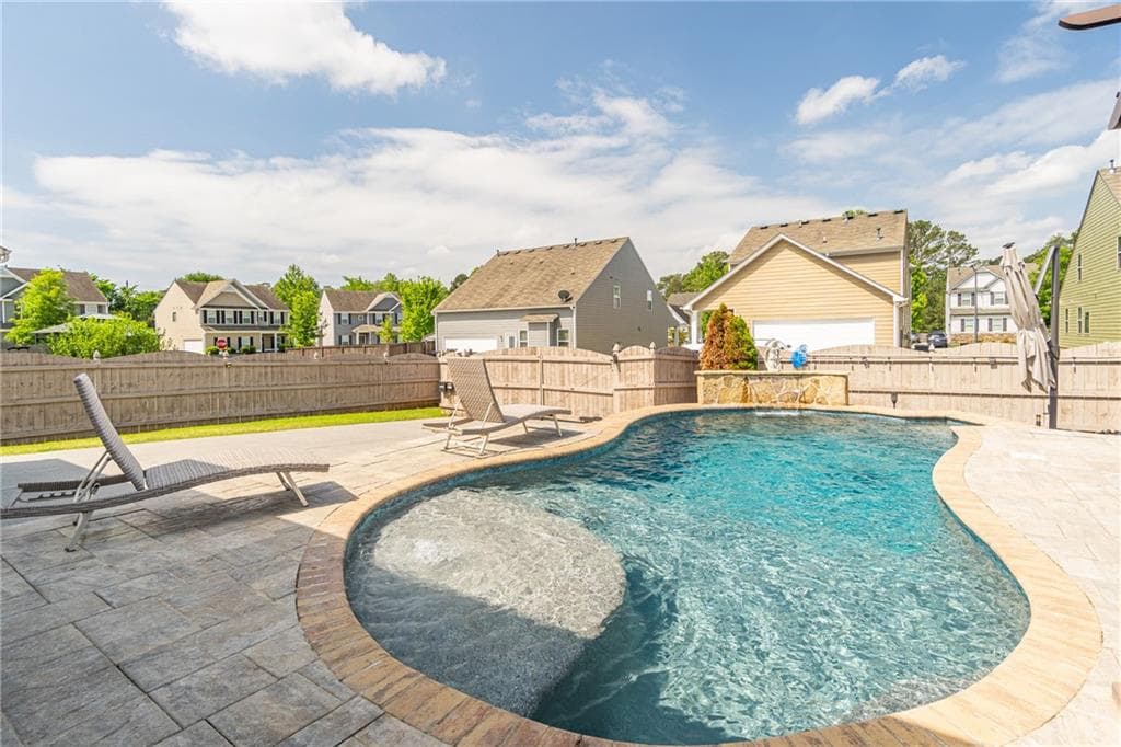4 bedroom, 3 bathroom single family residence sold at 408 Blue Sky Circle, Acworth, GA 30102