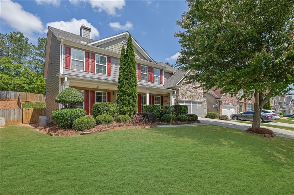 5 bedroom, 3 bathroom single family residence sold at 3133 Bridge Walk Drive, Lawrenceville, GA 30044