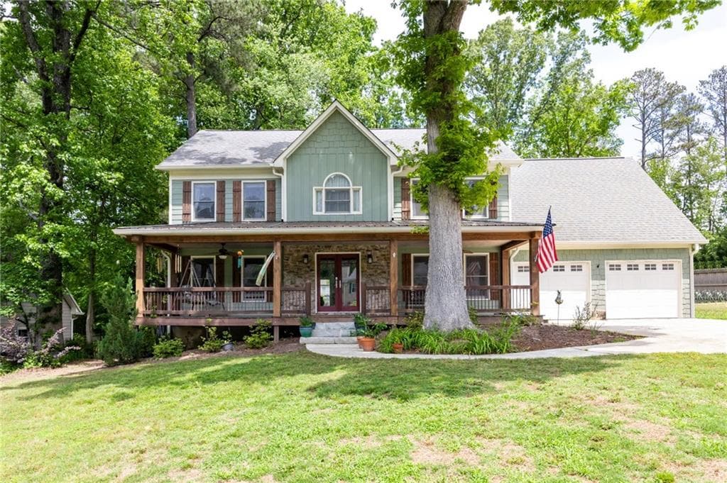 4 bedroom, 3 bathroom single family residence sold at 5531 Hurstcliffe Drive, Kennesaw, GA 30152