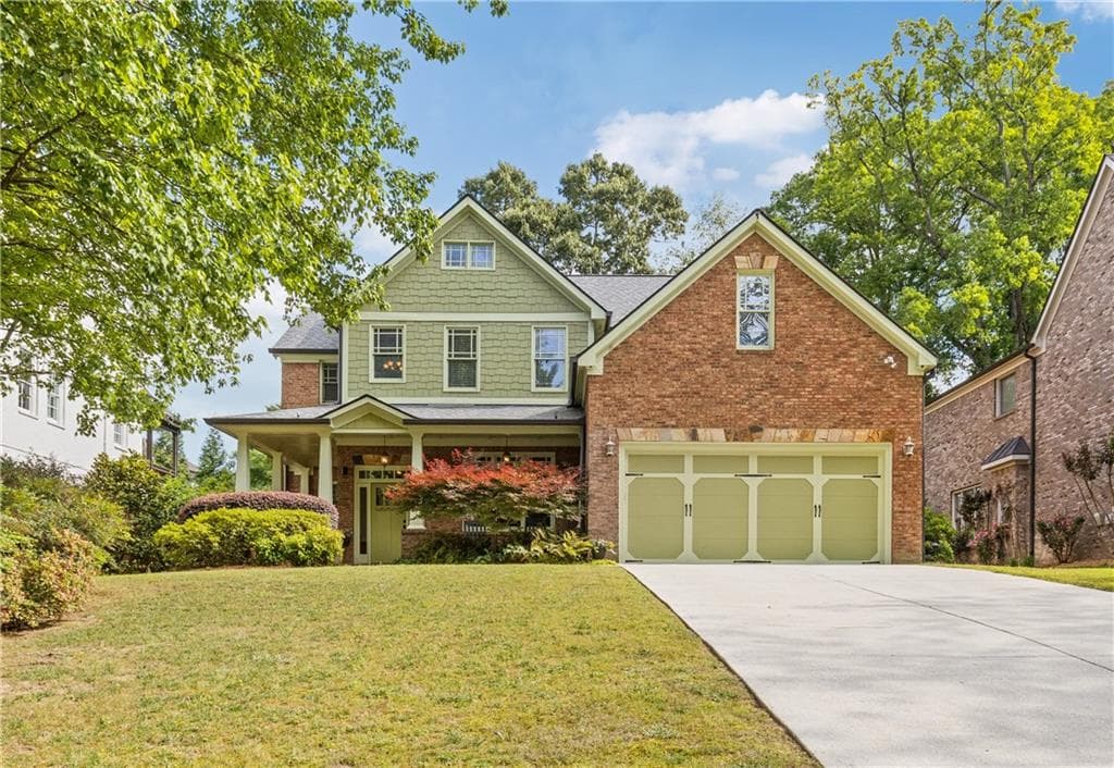 4 bedroom, 3 bathroom single family residence sold at 2853 N Thompson Road, Brookhaven, GA 30319