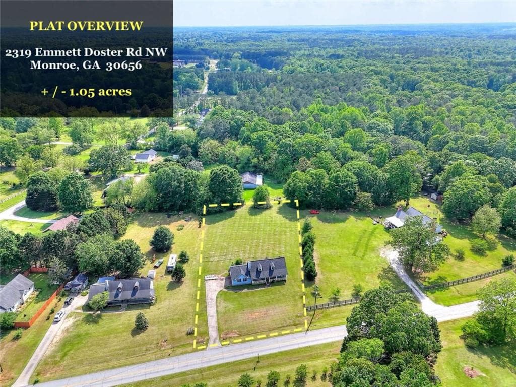 3 bedroom, 3 bathroom single family residence sold at 2319 Emmett Doster Road, Monroe, GA 30656