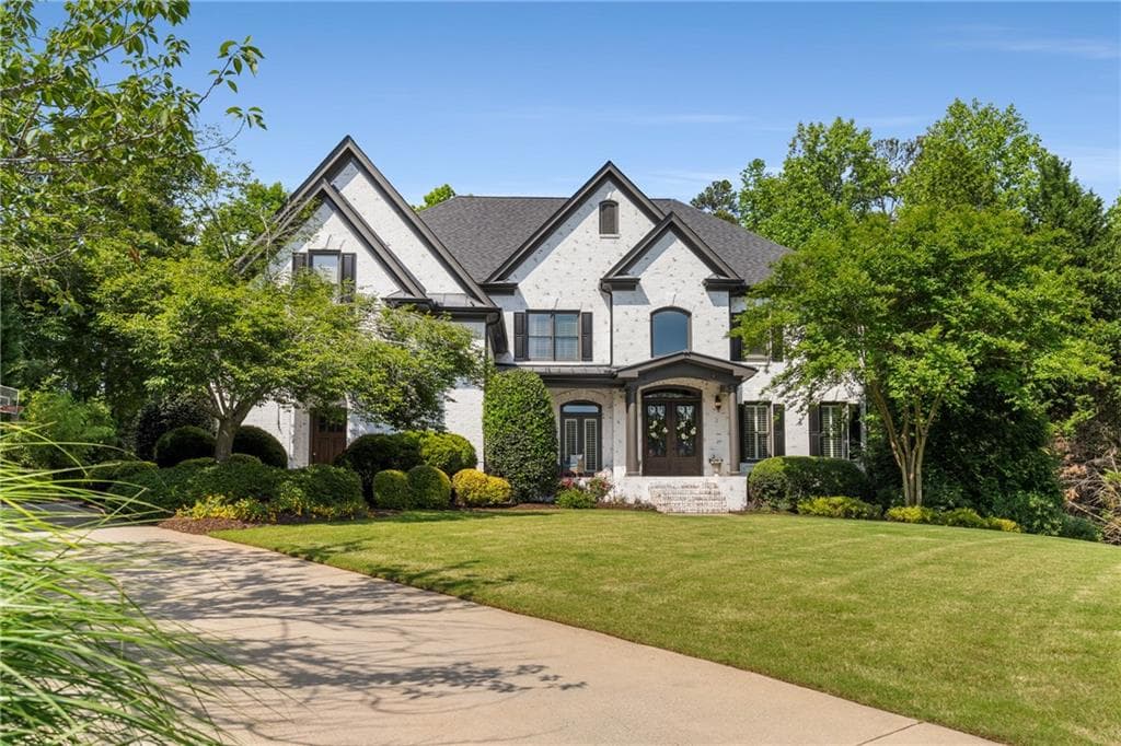 6 bedroom, 7 bathroom single family residence sold at 12815 Oak Falls Drive, Alpharetta, GA 30009