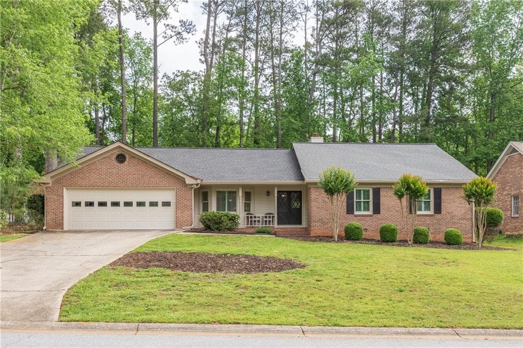 3 bedroom, 2 bathroom, 2,142 sq ft single family residence sold at 4255 Amberglade Court, Peachtree Corners, GA 30092